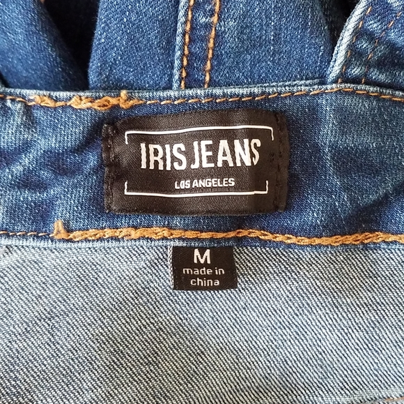Iris Jeans Los Angeles Denim Skinny Overall's - Picture 6 of 9